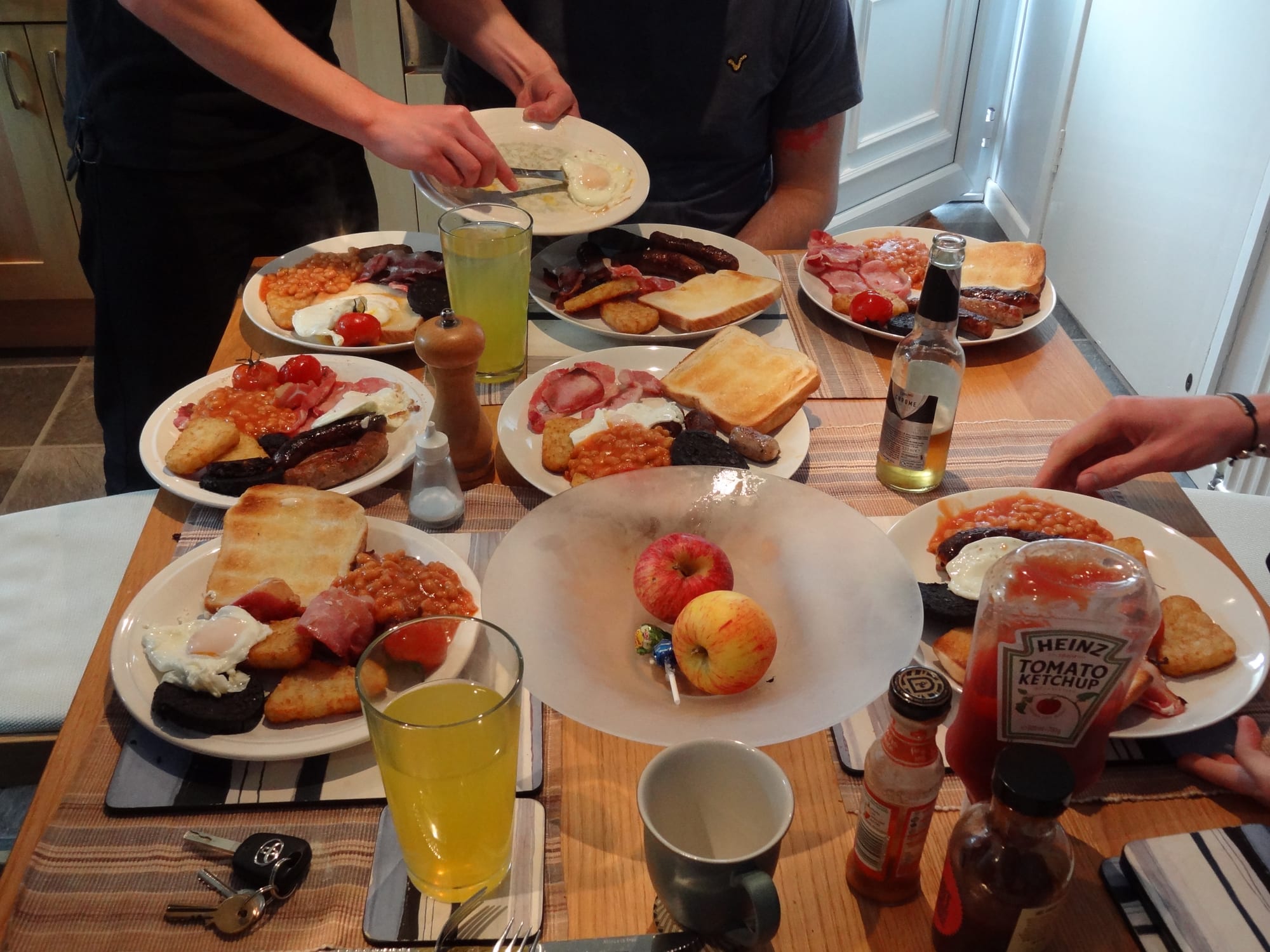 English fry up at eals