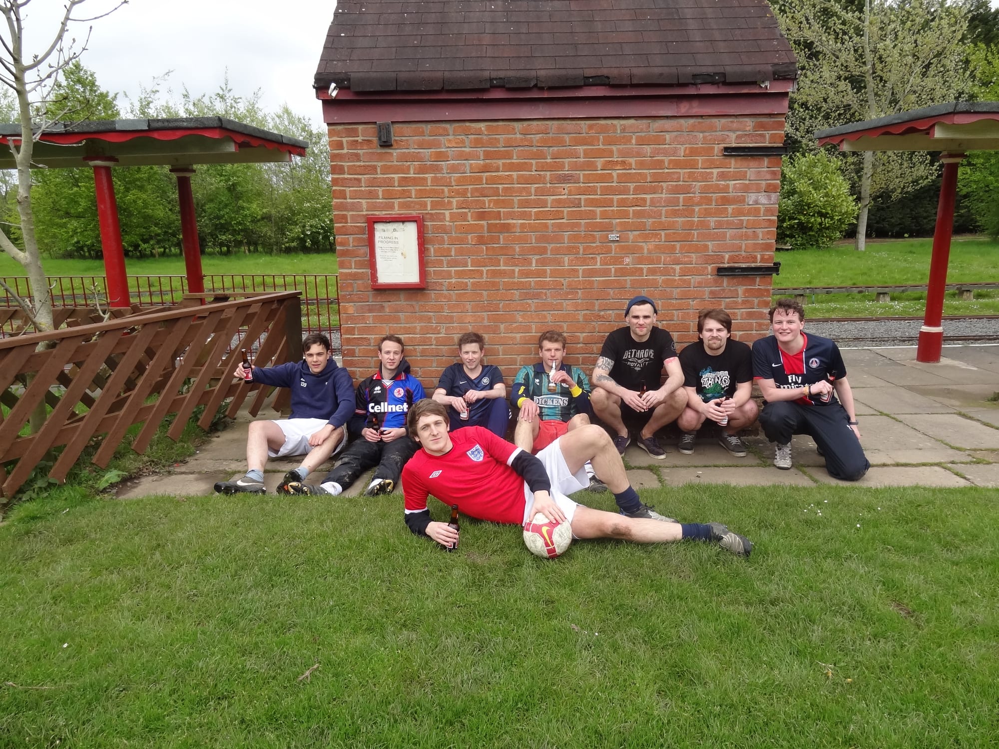 Football in the park